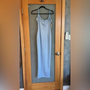 Superdown midi baby blue dress size small